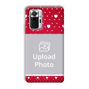 White Hearts Customized Printed Back Cover for Xiaomi Redmi Note 10 Pro Max