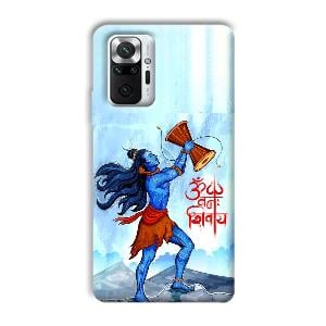 Om Namah Shivay Phone Customized Printed Back Cover for Xiaomi Redmi Note 10 Pro Max