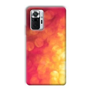 Red Orange Phone Customized Printed Back Cover for Xiaomi Redmi Note 10 Pro Max