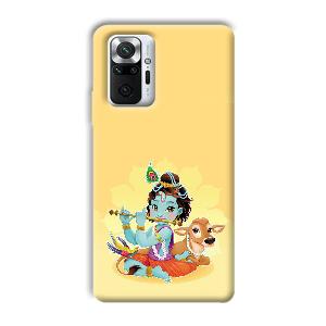 Baby Krishna Phone Customized Printed Back Cover for Xiaomi Redmi Note 10 Pro Max