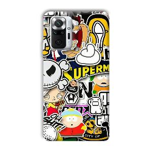 Cartoons Phone Customized Printed Back Cover for Xiaomi Redmi Note 10 Pro Max