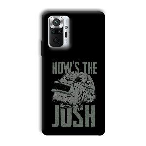How's The Josh Phone Customized Printed Back Cover for Xiaomi Redmi Note 10 Pro Max