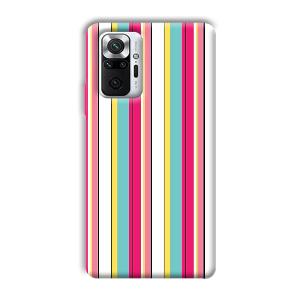Lines Pattern Phone Customized Printed Back Cover for Xiaomi Redmi Note 10 Pro Max
