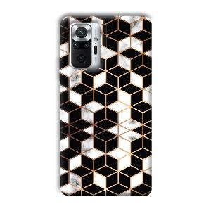 Black Cubes Phone Customized Printed Back Cover for Xiaomi Redmi Note 10 Pro Max