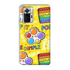 Pop It Phone Customized Printed Back Cover for Xiaomi Redmi Note 10 Pro Max
