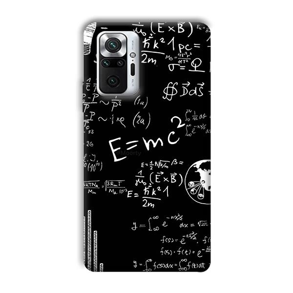 E is Equal To MC2 Phone Customized Printed Back Cover for Xiaomi Redmi Note 10 Pro Max