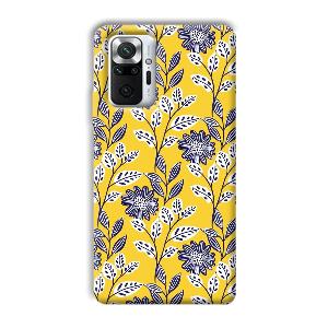 Yellow Fabric Design Phone Customized Printed Back Cover for Xiaomi Redmi Note 10 Pro Max
