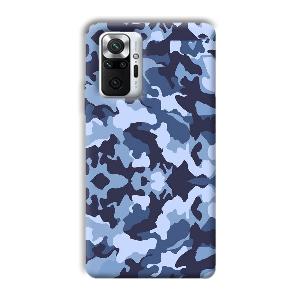 Blue Patterns Phone Customized Printed Back Cover for Xiaomi Redmi Note 10 Pro Max