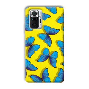 Butterflies Phone Customized Printed Back Cover for Xiaomi Redmi Note 10 Pro Max