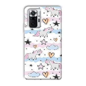 Unicorn Pattern Phone Customized Printed Back Cover for Xiaomi Redmi Note 10 Pro Max