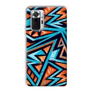Zig Zag Pattern Phone Customized Printed Back Cover for Xiaomi Redmi Note 10 Pro Max