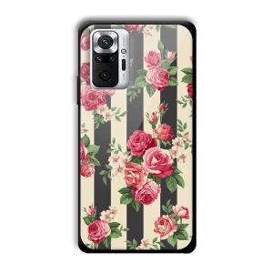 Wall of Flowers Customized Printed Glass Back Cover for Xiaomi Redmi Note 10 Pro Max
