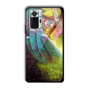Festival of Colors Customized Printed Glass Back Cover for Xiaomi Redmi Note 10 Pro Max