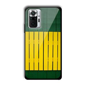 Yellow Fence Customized Printed Glass Back Cover for Xiaomi Redmi Note 10 Pro Max