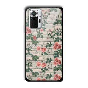 Flowers Customized Printed Glass Back Cover for Xiaomi Redmi Note 10 Pro Max
