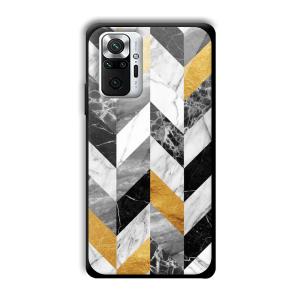 Marble Tiles Customized Printed Glass Back Cover for Xiaomi Redmi Note 10 Pro Max