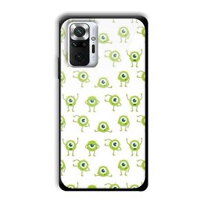 Green Eyes Customized Printed Glass Back Cover for Xiaomi Redmi Note 10 Pro Max