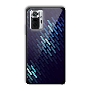 Blue Tiles Customized Printed Glass Back Cover for Xiaomi Redmi Note 10 Pro Max