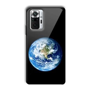 Floating Earth Customized Printed Glass Back Cover for Xiaomi Redmi Note 10 Pro Max