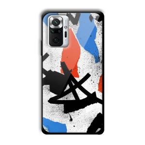 Abstract Graffiti Customized Printed Glass Back Cover for Xiaomi Redmi Note 10 Pro Max