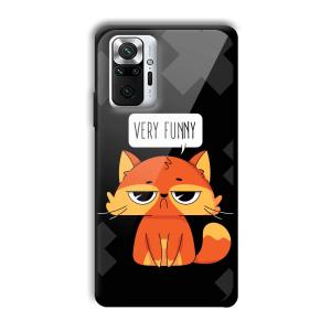 Very Funny Sarcastic Customized Printed Glass Back Cover for Xiaomi Redmi Note 10 Pro Max