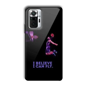 I Believe Customized Printed Glass Back Cover for Xiaomi Redmi Note 10 Pro Max