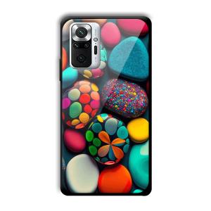 Colored Pebbles Customized Printed Glass Back Cover for Xiaomi Redmi Note 10 Pro Max