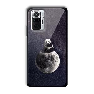Astronaut Panda Customized Printed Glass Back Cover for Xiaomi Redmi Note 10 Pro Max