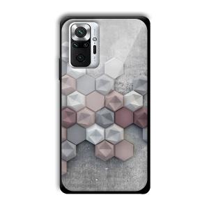 Blocks of Grey Customized Printed Glass Back Cover for Xiaomi Redmi Note 10 Pro Max