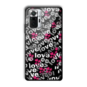 Love Customized Printed Glass Back Cover for Xiaomi Redmi Note 10 Pro Max