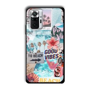 To the Beach Customized Printed Glass Back Cover for Xiaomi Redmi Note 10 Pro Max