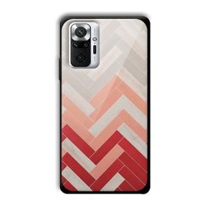 Light Red Customized Printed Glass Back Cover for Xiaomi Redmi Note 10 Pro Max