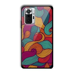 Curved Colors Customized Printed Glass Back Cover for Xiaomi Redmi Note 10 Pro Max
