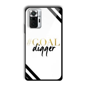 Goal Digger Customized Printed Glass Back Cover for Xiaomi Redmi Note 10 Pro Max