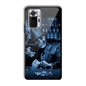 Scary Man Customized Printed Glass Back Cover for Xiaomi Redmi Note 10 Pro Max