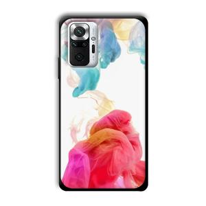 Water Colors Customized Printed Glass Back Cover for Xiaomi Redmi Note 10 Pro Max