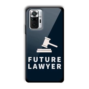 Future Lawyer Customized Printed Glass Back Cover for Xiaomi Redmi Note 10 Pro Max