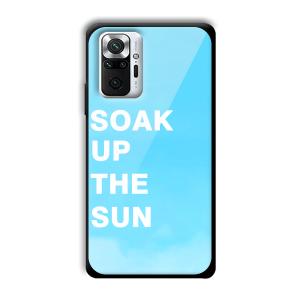 Soak Up The Sun Customized Printed Glass Back Cover for Xiaomi Redmi Note 10 Pro Max