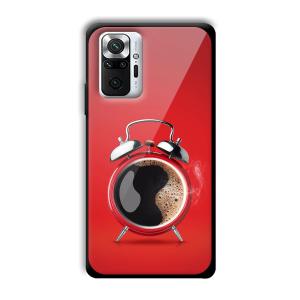 Morning Coffee Customized Printed Glass Back Cover for Xiaomi Redmi Note 10 Pro Max