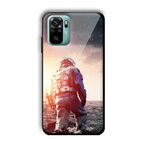 Interstellar Traveller Customized Printed Glass Back Cover for Xiaomi Redmi Note 10