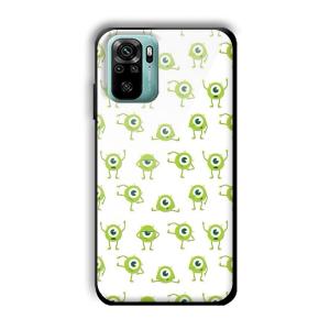 Green Eyes Customized Printed Glass Back Cover for Xiaomi Redmi Note 10