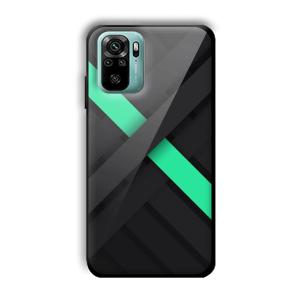 Green Cross Customized Printed Glass Back Cover for Xiaomi Redmi Note 10