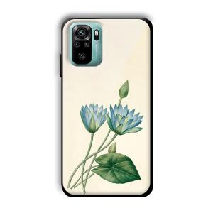 Flowers Customized Printed Glass Back Cover for Xiaomi Redmi Note 10