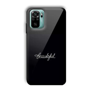Beautiful Customized Printed Glass Back Cover for Xiaomi Redmi Note 10