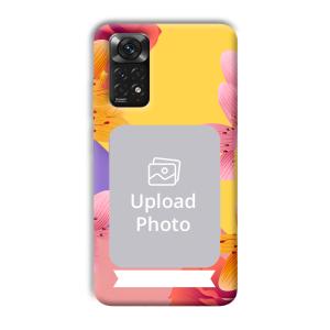 Colorful Flowers Customized Printed Back Cover for Xiaomi Redmi Note 11