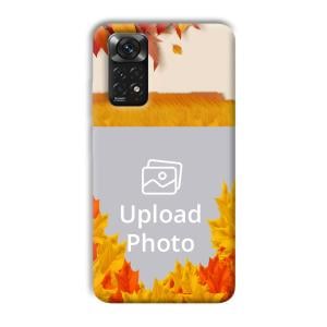Maple Leaves Customized Printed Back Cover for Xiaomi Redmi Note 11