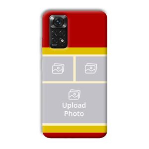 Red Yellow Collage Customized Printed Back Cover for Xiaomi Redmi Note 11