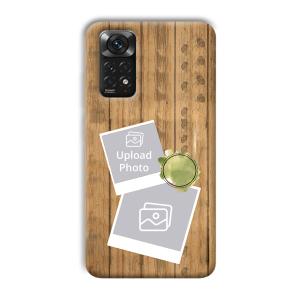 Wooden Photo Collage Customized Printed Back Cover for Xiaomi Redmi Note 11