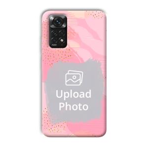 Sparkly Pink Customized Printed Back Cover for Xiaomi Redmi Note 11