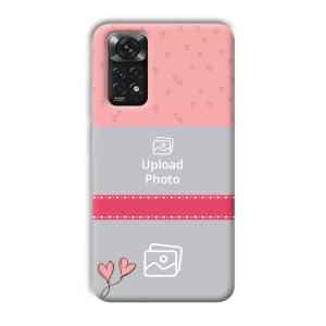 Pinkish Design Customized Printed Back Cover for Xiaomi Redmi Note 11
